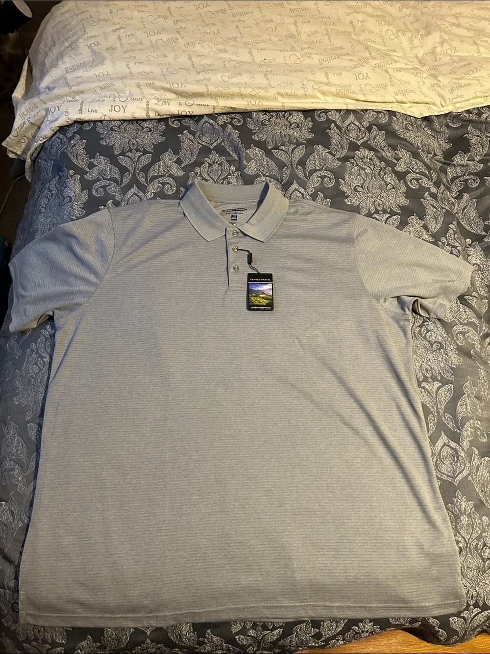 Men’s Classic Fit Polo Shirt - Light Gray